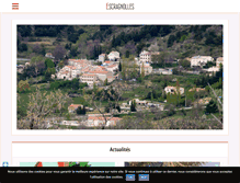 Tablet Screenshot of escragnolles.fr